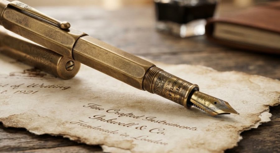 Brass Nib Fountain Pen — alternate view